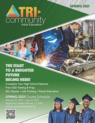   Image of Tri-Community Spring 2025 Brochure Cover
